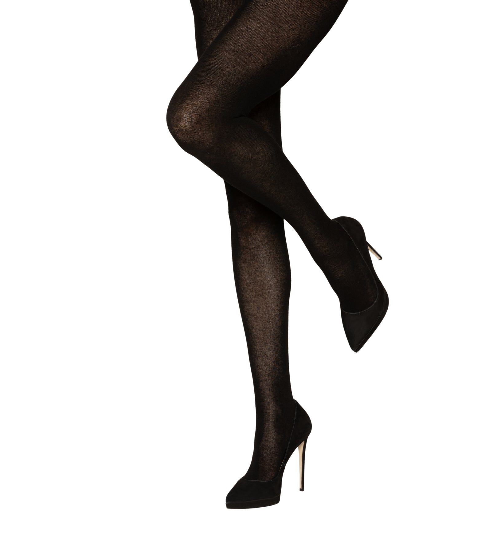 Charnos Plain Viscose and Wool Knitted Tights 280 Denier